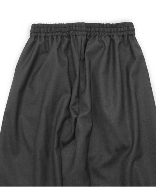 my beautiful landlet(マイビューティフルランドレット)の「【my beautiful landlet】 SUPER 100's WOOL OXFORD WIDE EASY PANTS(その他パンツ・メンズ・ブラック・2/1/0)」の6枚目の写真
