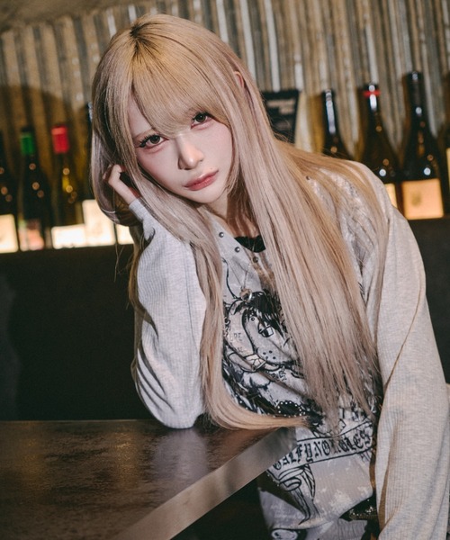 GALFY(ガルフィー)の「【GALFY】あの頃の兄ちゃん SKULL TEE / 【ガルフィー】スカル長袖Tシャツ(Tシャツ/カットソー・メンズ・グレー/ブラック/ホワイト・M/L)」の5枚目の写真
