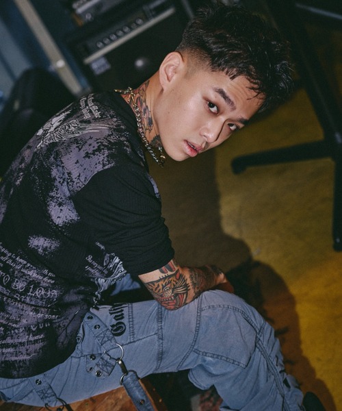 GALFY(ガルフィー)の「【GALFY】あの頃の兄ちゃん SKULL TEE / 【ガルフィー】スカル長袖Tシャツ(Tシャツ/カットソー・メンズ・グレー/ブラック/ホワイト・M/L)」の19枚目の写真