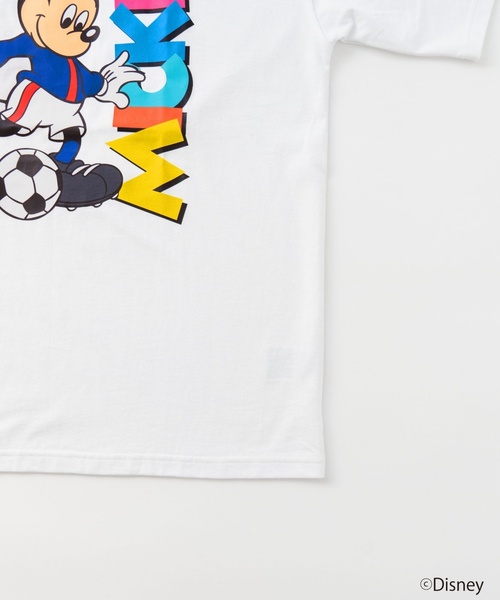and D. petit main(アンドディープティマイン)の「【親子リンク】【Disney】【DAD】サッカー半袖Tシャツ(Tシャツ/カットソー・レディース・ホワイト・F)」の7枚目の写真