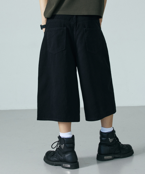 LXT（エルエックスティー）の「ツイルコットンワイドバミューダパンツ[ブラック]（その他パンツ・メンズ・その他・SMALL/MEDIUM/LARGE/X-LARGE）」の14枚目の写真
