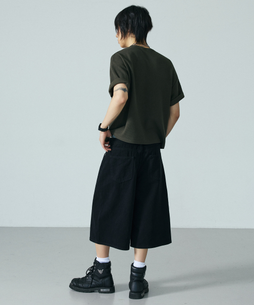 LXT（エルエックスティー）の「ツイルコットンワイドバミューダパンツ[ブラック]（その他パンツ・メンズ・その他・SMALL/MEDIUM/LARGE/X-LARGE）」の11枚目の写真