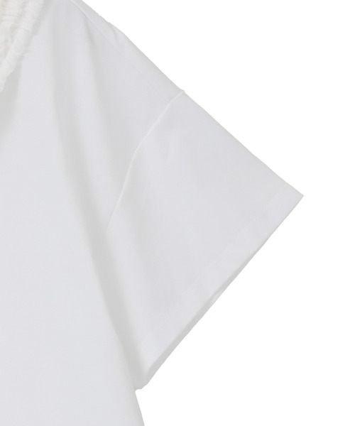 LOGEMENT DE CLAIRE（ロジュモンドクレール）の「《追加》【LOURMARIN】フリルカラープルオーバー（Tシャツ/カットソー・レディース・キャメル/ブラック/オフホワイト・FREE）」の14枚目の写真