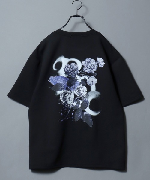 ANPAS(アンパス)の「Cool & Dry Ponte Flower Motif Tee / 〈接触冷感 吸水速乾〉クール&ドライ ポンチフラワーグラフィックTシャツ 半袖 カットソー メンズ レディース ユニセックス(Tシャツ/カットソー・メンズ・ホワイト・M)」の7枚目の写真