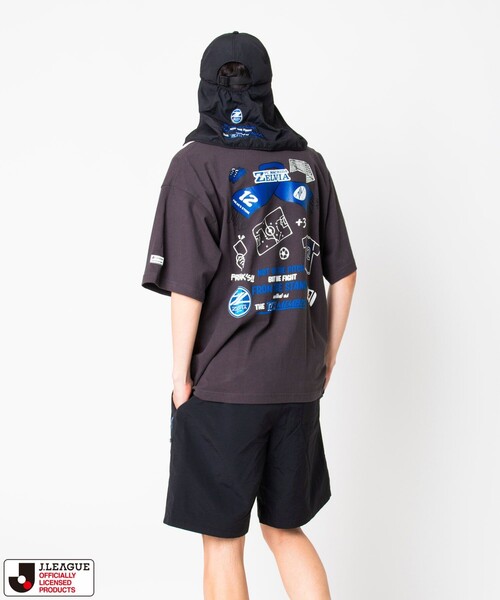 FREAK'S STORE（フリークスストア）の「J.LEAGUE×FREAK'S STORE 別注 SUPPORTERS NYLON SHORTS【FC町田ゼルビア】（その他パンツ・メンズ・ブラック/チャコールグレー・LARGE/MEDIUM/SMALL）」の8枚目の写真
