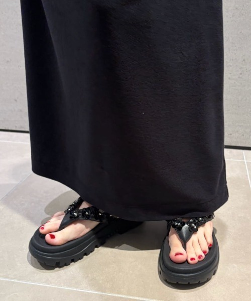 SHAKA(シャカ)の「【emmi×SHAKA】KHAZANA THONG EX for emmi(スニーカー・レディース・ブラック・24/23/22/25)」の12枚目の写真