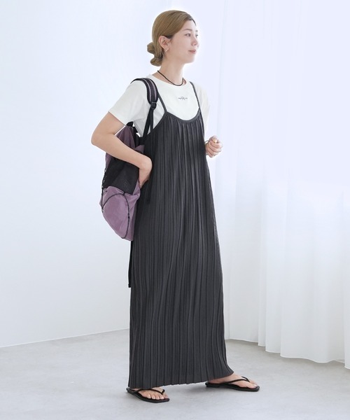 reca（レカ）の「【接触冷感】ワンポイント刺繍ロゴTシャツ（Tシャツ/カットソー・レディース・オフホワイト/ブラック・FREE）」の11枚目の写真