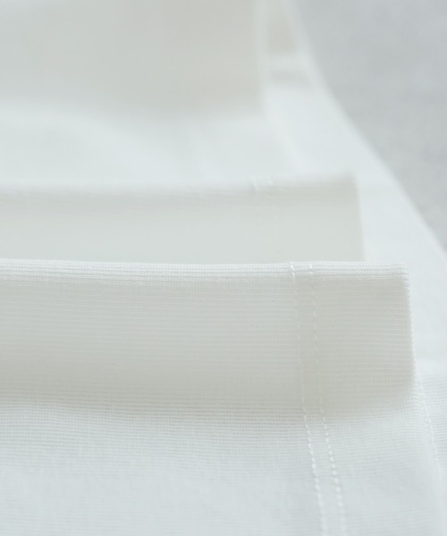 reca（レカ）の「【接触冷感】ワンポイント刺繍ロゴTシャツ（Tシャツ/カットソー・レディース・オフホワイト/ブラック・FREE）」の20枚目の写真
