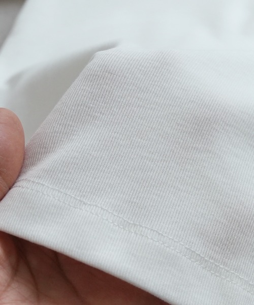 reca（レカ）の「【接触冷感】ワンポイント刺繍ロゴTシャツ（Tシャツ/カットソー・レディース・オフホワイト/ブラック・FREE）」の22枚目の写真
