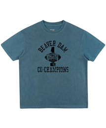 BEAVER DAM 1969 ピグメント半袖Tシャツ(4色)