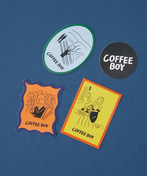 BIRTHDAY BAR(バースデイバー)の「【COFFEE BOY×BIRTHDAY BAR】ステッカーセット(ステッカー/テープ・レディース・ブルー系その他・0)」の4枚目の写真