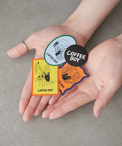 BIRTHDAY BAR(バースデイバー)の「【COFFEE BOY×BIRTHDAY BAR】ステッカーセット(ステッカー/テープ・レディース・ブルー系その他・0)」の5枚目の写真