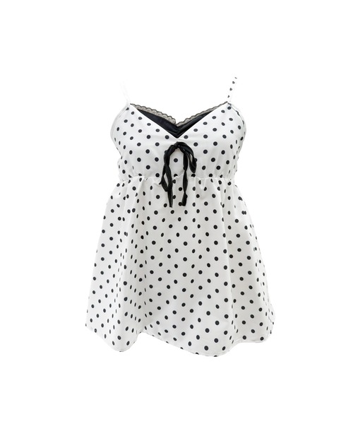 ALLuRing ChaRm（アリュリングチャーム）の「French Girly Dot Ensemble / フレンチガーリードットアンサンブル 2点セット（アンサンブル・レディース・ブラック・FREE）」の15枚目の写真