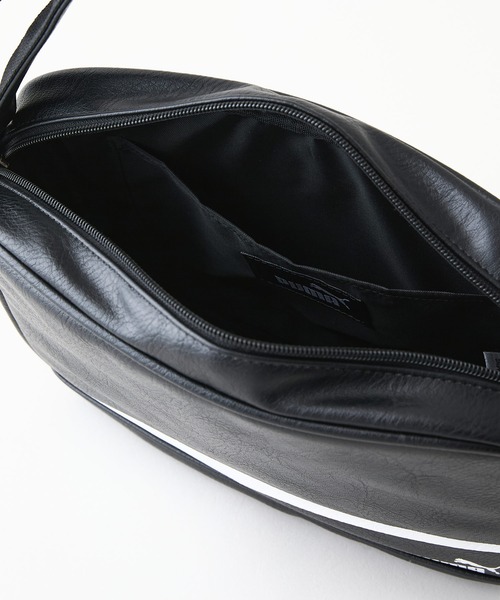PUMA（プーマ）の「【PUMA/プーマ】【容量4L 高見えPUレザー】ビンテージPUショルダーバッグ 内ポケット付き レトロ ストリート y2k スポーツミックス 古着風 おしゃれ ユニセックス（ショルダーバッグ・メンズ・グリーン/ブラック/ブラウン/ホワイト・FREE）」の11枚目の写真