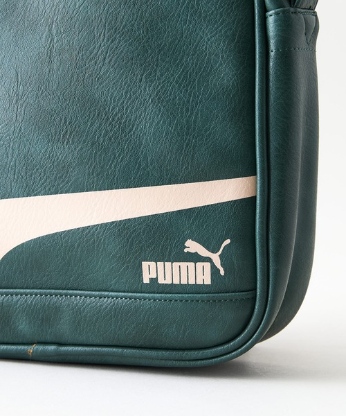 PUMA（プーマ）の「【PUMA/プーマ】【容量4L 高見えPUレザー】ビンテージPUショルダーバッグ 内ポケット付き レトロ ストリート y2k スポーツミックス 古着風 おしゃれ ユニセックス（ショルダーバッグ・メンズ・グリーン/ブラック/ブラウン/ホワイト・FREE）」の14枚目の写真