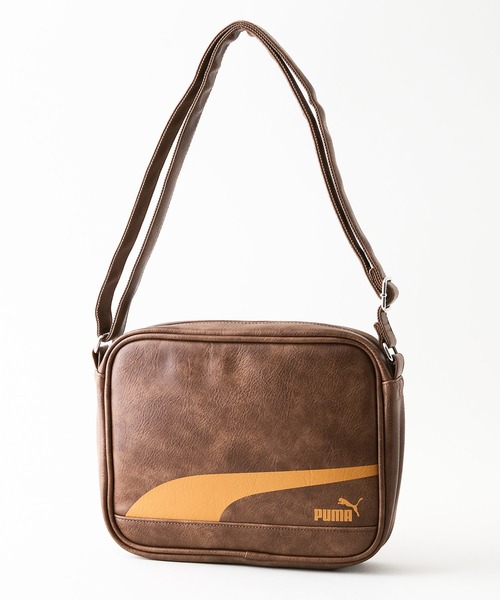 PUMA（プーマ）の「【PUMA/プーマ】【容量4L 高見えPUレザー】ビンテージPUショルダーバッグ 内ポケット付き レトロ ストリート y2k スポーツミックス 古着風 おしゃれ ユニセックス（ショルダーバッグ・メンズ・グリーン/ブラック/ブラウン/ホワイト・FREE）」の17枚目の写真