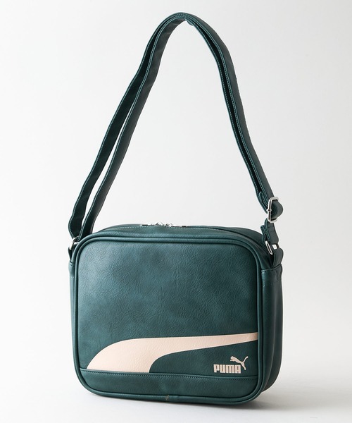 PUMA（プーマ）の「【PUMA/プーマ】【容量4L 高見えPUレザー】ビンテージPUショルダーバッグ 内ポケット付き レトロ ストリート y2k スポーツミックス 古着風 おしゃれ ユニセックス（ショルダーバッグ・メンズ・グリーン/ブラック/ブラウン/ホワイト・FREE）」の18枚目の写真