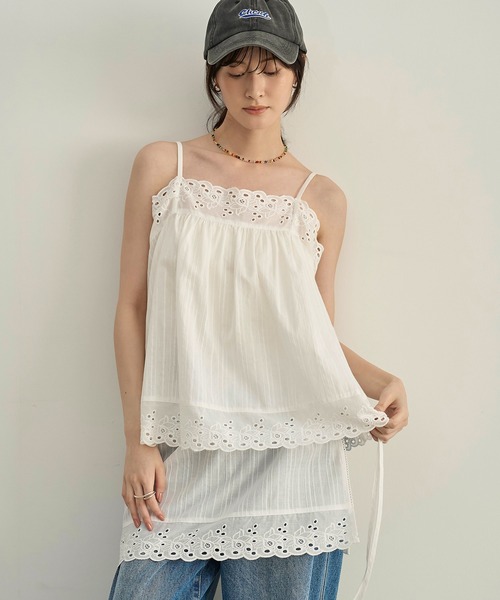 model：H166　着用サイズ：F