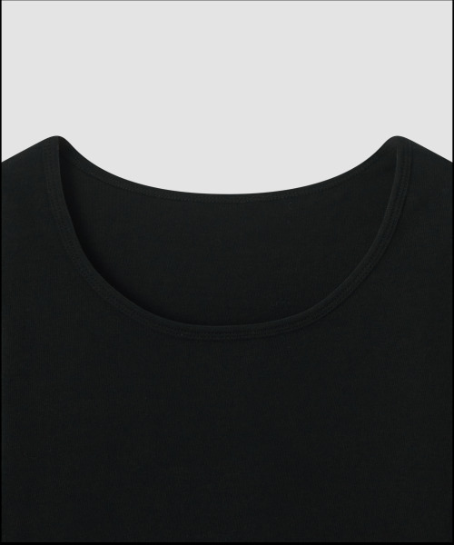 THE LILLE(ザ リル)の「Lay Scoop Neck T_Black(Tシャツ/カットソー・レディース・その他・FREE)」の5枚目の写真
