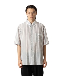 ストライプ レノクロス S/S シャツ / STRIPE LENO CLOTH S/S SHIRT