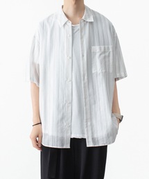 ATTACHMENT（アタッチメント）の「ストライプ レノクロス S/S シャツ / STRIPE LENO CLOTH S/S SHIRT（シャツ/ブラウス）」
