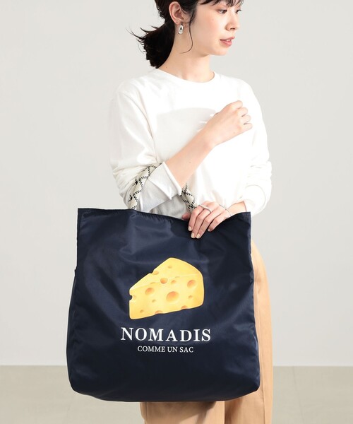 Demi-Luxe BEAMS(デミルクス ビームス)の「【WEB限定】NOMADIS / PANTRY SAC2 トートバッグ(トートバッグ・レディース・ネイビー/ホワイト・ONE SIZE)」の1枚目の写真