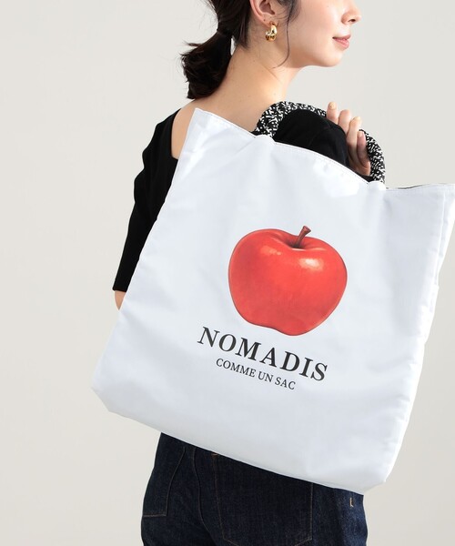 Demi-Luxe BEAMS(デミルクス ビームス)の「【WEB限定】NOMADIS / PANTRY SAC2 トートバッグ(トートバッグ・レディース・ネイビー/ホワイト・ONE SIZE)」の2枚目の写真