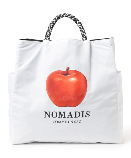 Demi-Luxe BEAMS(デミルクス ビームス)の「【WEB限定】NOMADIS / PANTRY SAC2 トートバッグ(トートバッグ・レディース・ネイビー/ホワイト・ONE SIZE)」の4枚目の写真