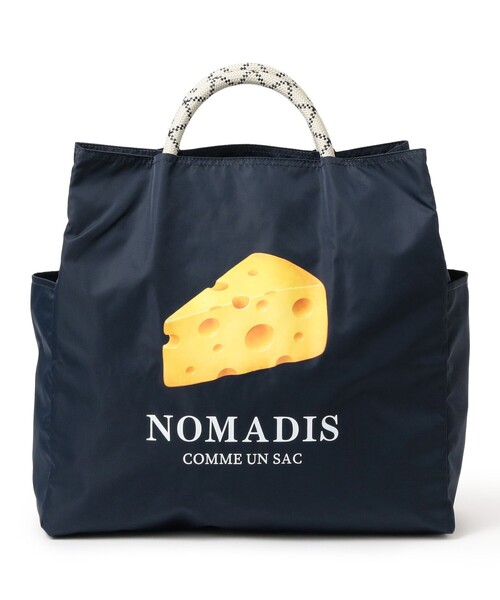 Demi-Luxe BEAMS(デミルクス ビームス)の「【WEB限定】NOMADIS / PANTRY SAC2 トートバッグ(トートバッグ・レディース・ネイビー/ホワイト・ONE SIZE)」の7枚目の写真