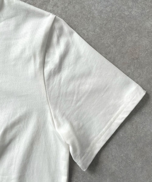 Futier land(フューティアランド)の「【UVカット】【接触冷感】【吸湿速乾】【抗菌】ブリントロゴTシャツ(Tシャツ/カットソー・レディース・ブラック/ホワイト・MEDIUM/LARGE)」の8枚目の写真