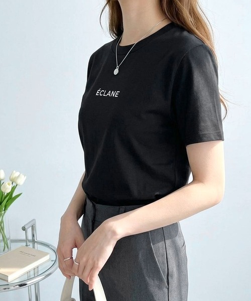 Futier land(フューティアランド)の「【UVカット】【接触冷感】【吸湿速乾】【抗菌】ブリントロゴTシャツ(Tシャツ/カットソー・レディース・ブラック/ホワイト・MEDIUM/LARGE)」の11枚目の写真