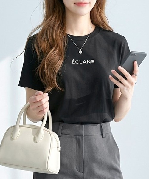 Futier land(フューティアランド)の「【UVカット】【接触冷感】【吸湿速乾】【抗菌】ブリントロゴTシャツ(Tシャツ/カットソー・レディース・ブラック/ホワイト・MEDIUM/LARGE)」の13枚目の写真