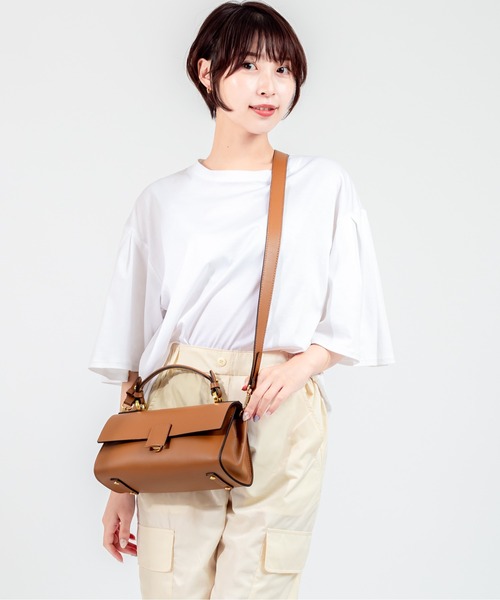 LORISTELLA(ロリステッラ)の「【LORISTELLA】ハンドバッグ ショルダー ワンハンドル バッグ BETH イタリア製 スムースレザー(ショルダーバッグ・レディース・ブラウン/ベージュ系その他/ブラック・FREE)」の17枚目の写真