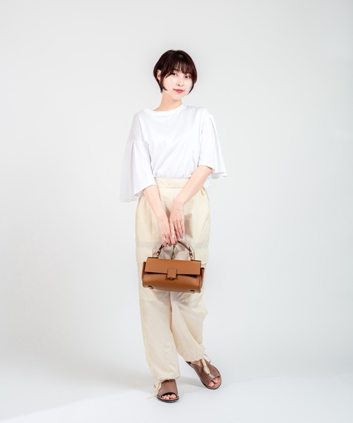 LORISTELLA(ロリステッラ)の「【LORISTELLA】ハンドバッグ ショルダー ワンハンドル バッグ BETH イタリア製 スムースレザー(ショルダーバッグ・レディース・ブラウン/ベージュ系その他/ブラック・FREE)」の21枚目の写真