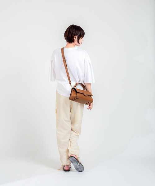 LORISTELLA(ロリステッラ)の「【LORISTELLA】ハンドバッグ ショルダー ワンハンドル バッグ BETH イタリア製 スムースレザー(ショルダーバッグ・レディース・ブラウン/ベージュ系その他/ブラック・FREE)」の22枚目の写真