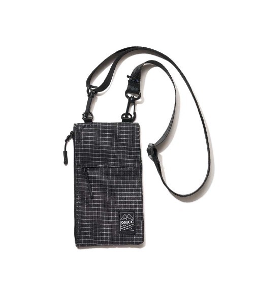 OMCC(オーエムシーシー)の「Phone Sacoche Lattice - フォンサコッシュ ラティス(ボディバッグ/ウエストポーチ・メンズ・ブラウン/ライトグレー/グリーン/パープル/ネイビー/ブラック・ONE SIZE)」の1枚目の写真
