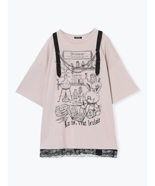 NOEMIE（ノエミー）の「病みうさハーネスバックリボンTシャツ（Tシャツ/カットソー・レディース・ピンク/ブラック・M）」の10枚目の写真