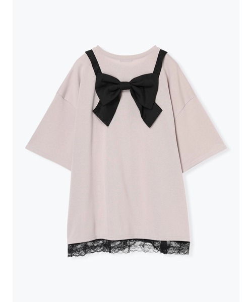 NOEMIE（ノエミー）の「病みうさハーネスバックリボンTシャツ（Tシャツ/カットソー・レディース・ピンク/ブラック・M）」の12枚目の写真