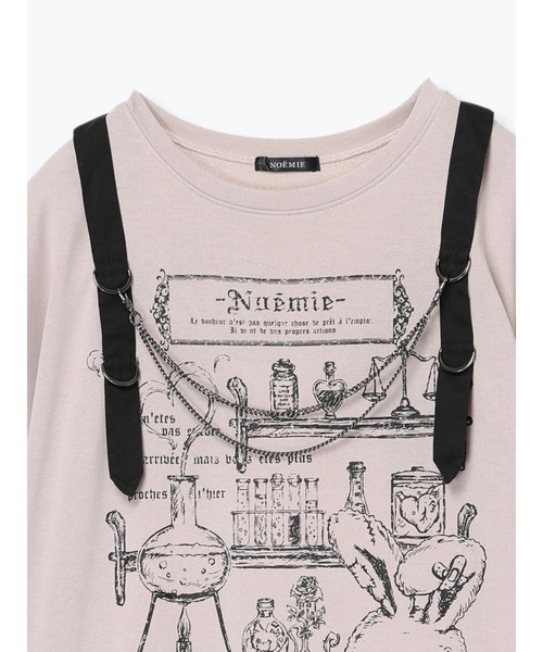 NOEMIE（ノエミー）の「病みうさハーネスバックリボンTシャツ（Tシャツ/カットソー・レディース・ピンク/ブラック・M）」の13枚目の写真