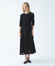 レース キリカエ ジャカード ワンピース