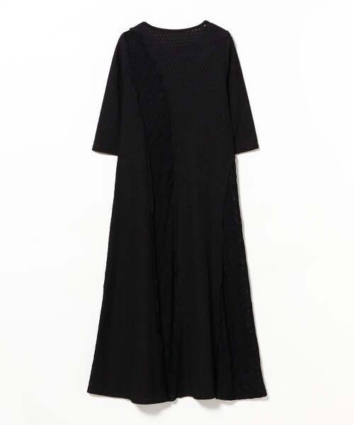 Ray BEAMS(レイビームス)の「レース キリカエ ジャカード ワンピース(ワンピース・レディース・ブラック/アイボリー・ONE SIZE)」の16枚目の写真