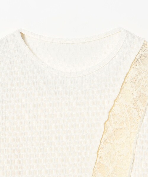 Ray BEAMS(レイビームス)の「レース キリカエ ジャカード ワンピース(ワンピース・レディース・ブラック/アイボリー・ONE SIZE)」の20枚目の写真