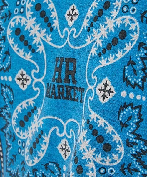 HOLLYWOOD RANCH MARKET(ハリウッドランチマーケット)の「ペイズリーバンダナプリント クルーネックスウェット(スウェット・メンズ・レッド/ブルー・S/M/L/XL)」の8枚目の写真