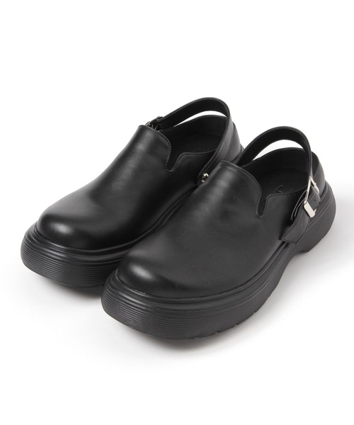 LAKOLE(ラコレ)の「ぷっくりベルトサボ / 801805(その他シューズ・レディース・ブラウン/ブラック・LARGE/MEDIUM)」の2枚目の写真