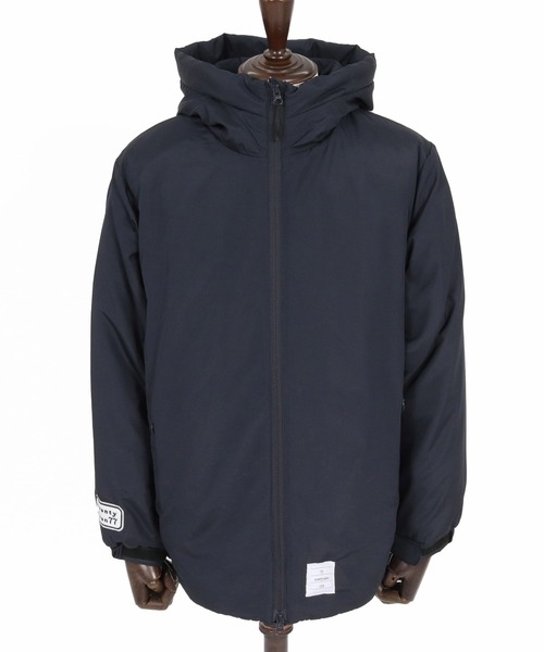 seventy seven(セブンティセブン)の「mj11759- padding zip-up hoodie jacket 中綿フードジャケット(7726W180)(その他アウター・メンズ・ブラック/ネイビー・M/L/XL)」の17枚目の写真