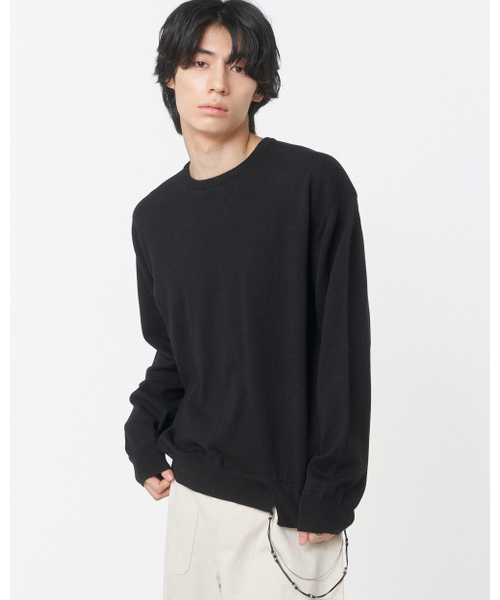 Slash line knit, черный.