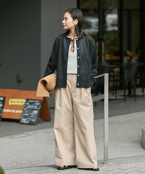 JOURNAL STANDARD(ジャーナルスタンダード)の「《WEB限定追加》【UVカット・抗菌】パーフェクトサマーカーディガン(カーディガン/ボレロ・レディース・ブラック・FREE)」の3枚目の写真