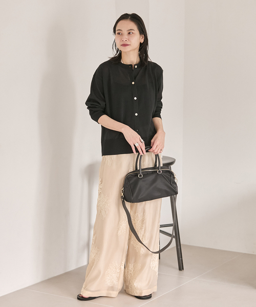 JOURNAL STANDARD(ジャーナルスタンダード)の「《WEB限定追加》【UVカット・抗菌】パーフェクトサマーカーディガン(カーディガン/ボレロ・レディース・ブラック・FREE)」の4枚目の写真
