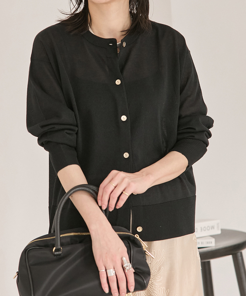 JOURNAL STANDARD(ジャーナルスタンダード)の「《WEB限定追加》【UVカット・抗菌】パーフェクトサマーカーディガン(カーディガン/ボレロ・レディース・ブラック・FREE)」の21枚目の写真