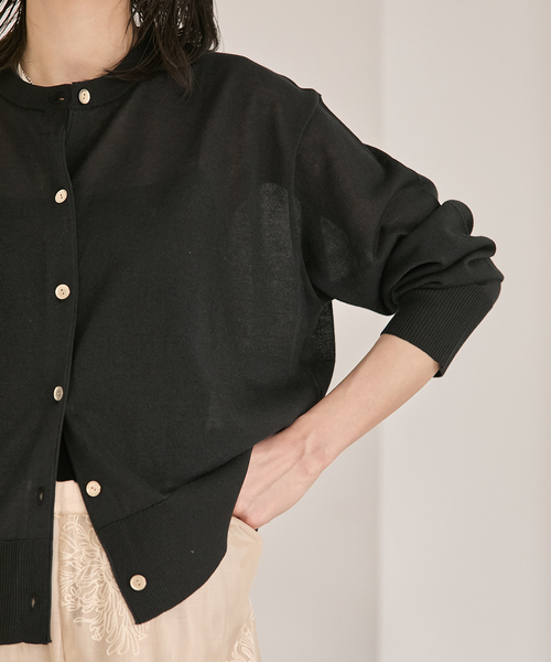 JOURNAL STANDARD(ジャーナルスタンダード)の「《WEB限定追加》【UVカット・抗菌】パーフェクトサマーカーディガン(カーディガン/ボレロ・レディース・ブラック・FREE)」の22枚目の写真
